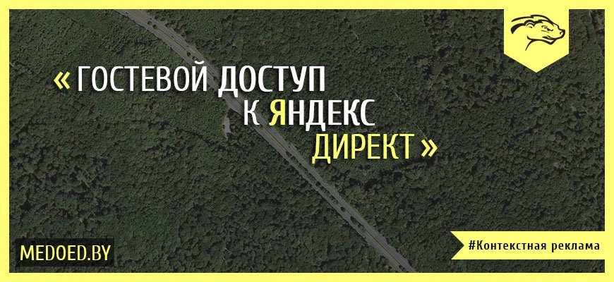 Как сделать гостевой доступ в Яндекс Директ?